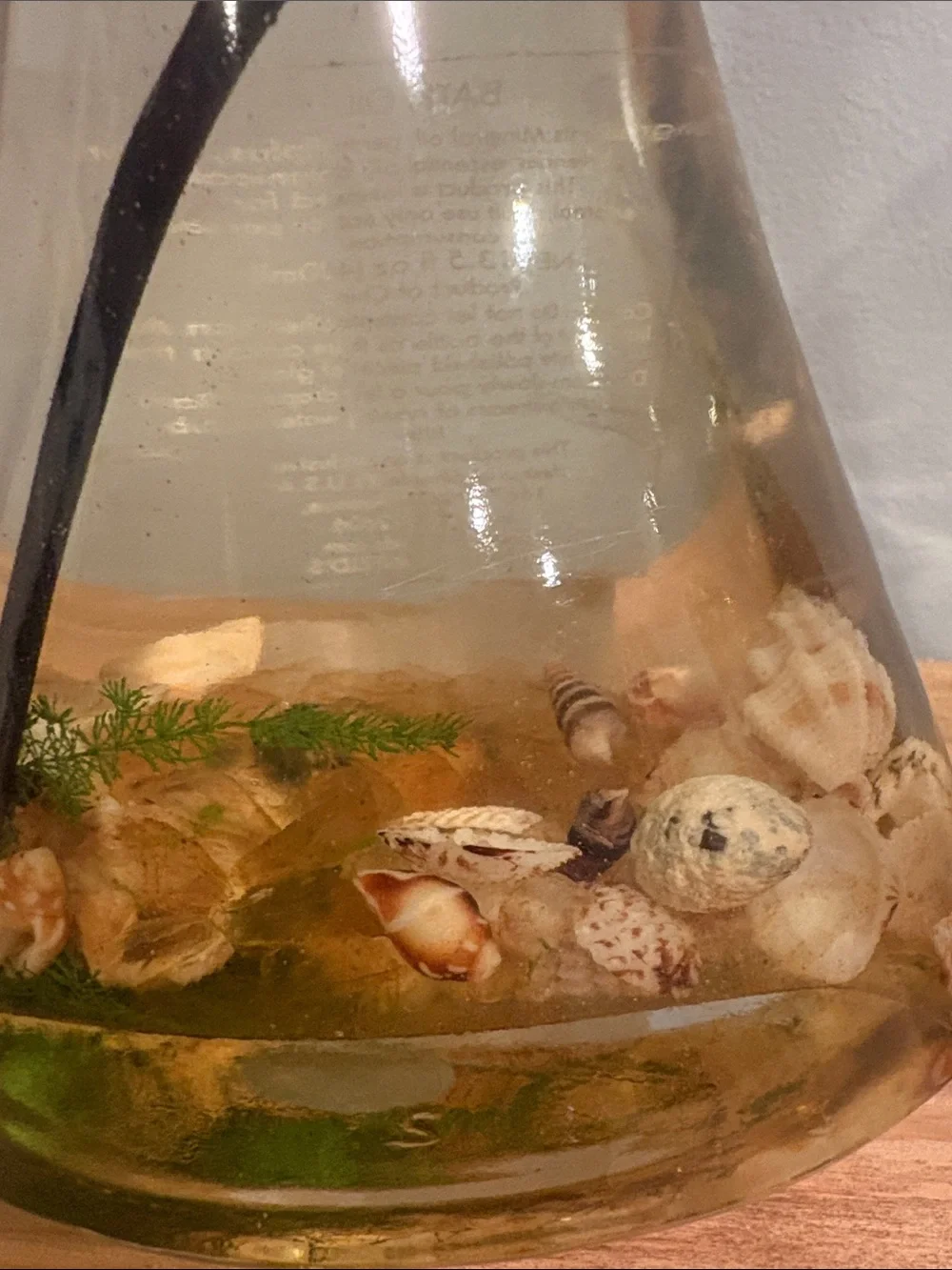 Vintage Bath Oil decorative glass bottles